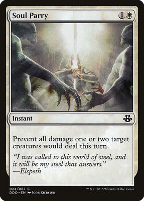Soul Parry card from Duel Decks: Elspeth vs. Kiora