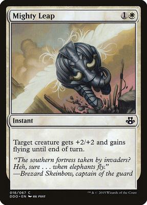 Mighty Leap card from Duel Decks: Elspeth vs. Kiora
