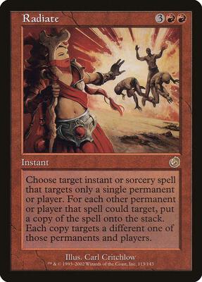 Radiate card from Torment