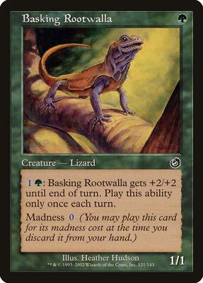 Basking Rootwalla card from Torment