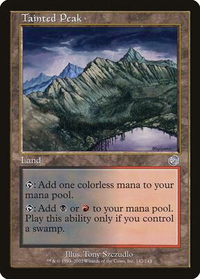 Tainted Peak card from Torment
