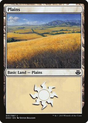 Plains (031) card from Duel Decks: Elspeth vs. Kiora