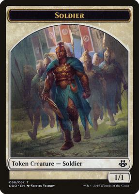 Soldier Token card from Duel Decks: Elspeth vs. Kiora