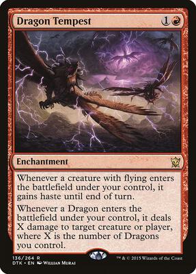 Dragon Tempest card from Dragons of Tarkir