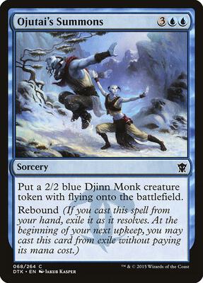 Ojutai's Summons card from Dragons of Tarkir