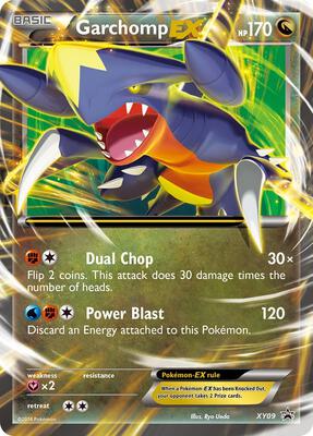 Garchomp EX card from XY Promos