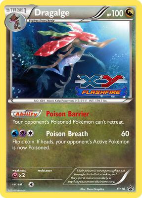 Dragalge - XY10 (Prerelease) card from XY Promos