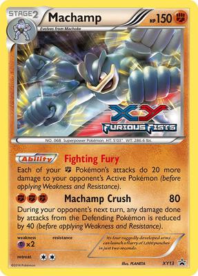 Machamp - XY13 (Prerelease) card from XY Promos