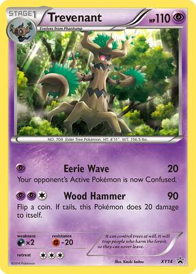 Trevenant - XY14 card from XY Promos