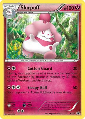 Slurpuff - XY15 card from XY Promos