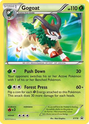 Gogoat - XY16 card from XY Promos