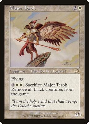 Major Teroh card from Torment