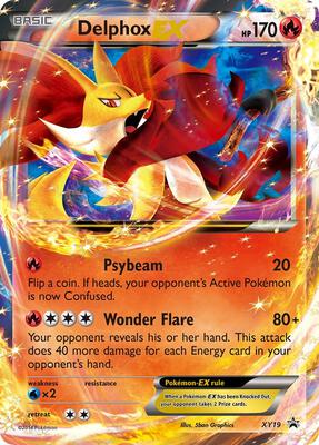 Delphox EX - XY19 card from XY Promos