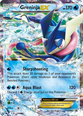Greninja EX - XY20 card from XY Promos