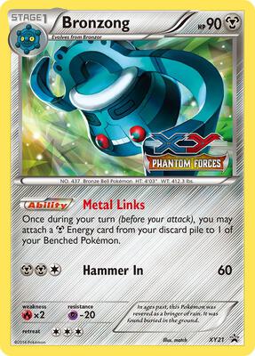 Bronzong - XY21 (Prerelease) card from XY Promos