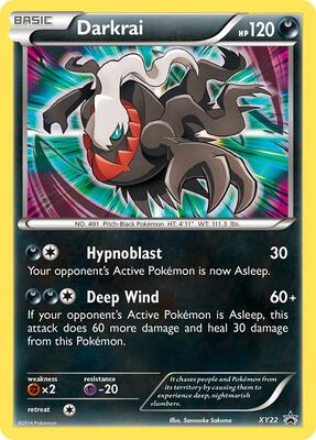 Darkrai - XY22 card from XY Promos