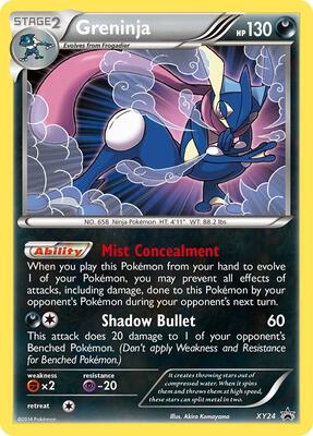 Greninja - XY24 card from XY Promos