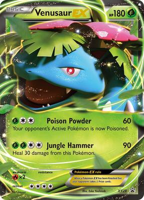 Venusaur EX - XY28 card from XY Promos