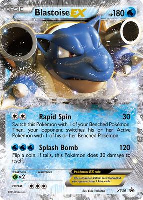 Blastoise EX - XY30 card from XY Promos