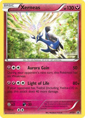 Xerneas - XY31 card from XY Promos