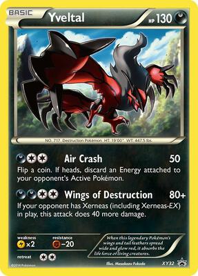 Yveltal - XY32 card from XY Promos