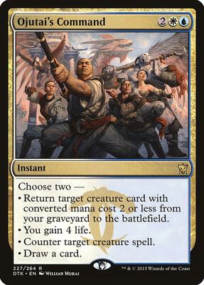 Ojutai's Command card from Dragons of Tarkir