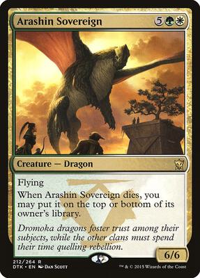 Arashin Sovereign card from Dragons of Tarkir