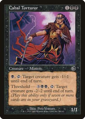 Cabal Torturer card from Torment