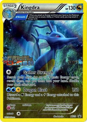 Kingdra - XY39 (Prerelease) [Staff] card from XY Promos