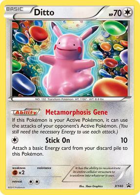 Ditto card from XY Promos