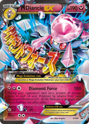 M Diancie EX - XY44 card from XY Promos
