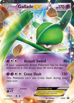 Gallade EX - XY45 card from XY Promos
