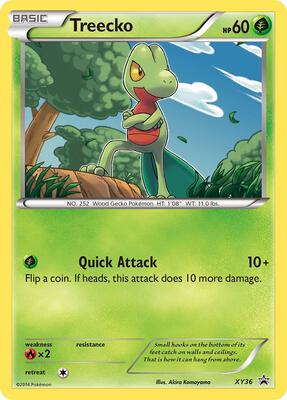 Treecko - XY36 card from XY Promos