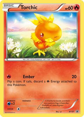 Torchic - XY37 card from XY Promos