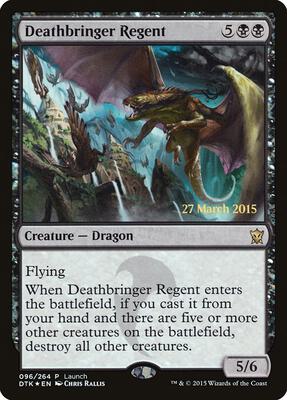 Deathbringer Regent card from Launch Party & Release Event Promos
