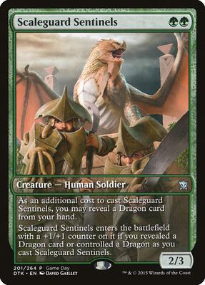 Scaleguard Sentinels card from Game Day & Store Championship Promos