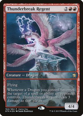 Thunderbreak Regent card from Game Day & Store Championship Promos