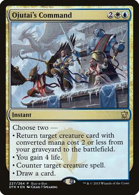 Ojutai's Command card from Buy-A-Box Promos