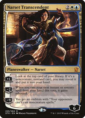Narset Transcendent card from Dragons of Tarkir