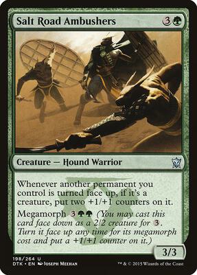 Salt Road Ambushers card from Dragons of Tarkir