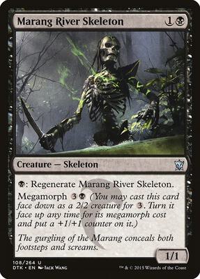 Marang River Skeleton card from Dragons of Tarkir