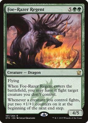 Foe-Razer Regent card from Dragons of Tarkir