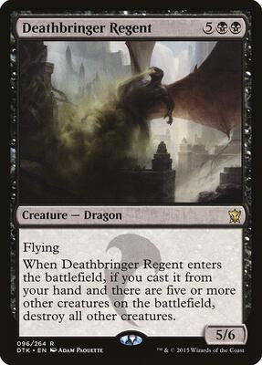 Deathbringer Regent card from Dragons of Tarkir