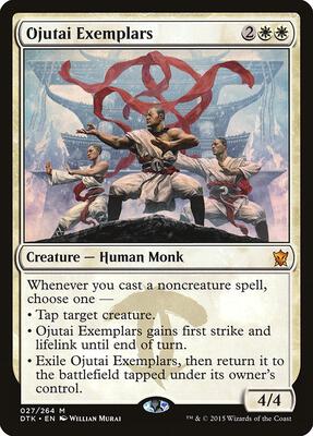 Ojutai Exemplars card from Dragons of Tarkir