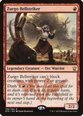 Zurgo Bellstriker card from Dragons of Tarkir