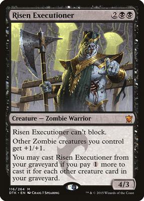 Risen Executioner card from Dragons of Tarkir