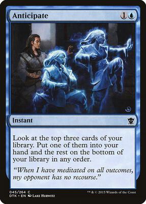 Anticipate card from Dragons of Tarkir