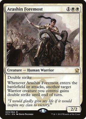 Arashin Foremost card from Dragons of Tarkir