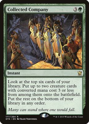 Collected Company card from Dragons of Tarkir