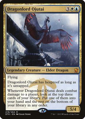 Dragonlord Ojutai card from Dragons of Tarkir
